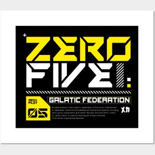 Cyber Mech Pilot Zero Five Posters and Art